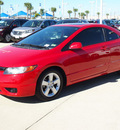 honda civic 2007 red coupe ex gasoline 4 cylinders front wheel drive automatic 77065