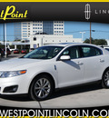 lincoln mks 2012 white sedan 6 cylinders front wheel drive shiftable automatic 77043
