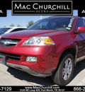 acura mdx 2004 red suv touring gasoline 6 cylinders all whee drive automatic 76137