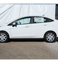 ford fiesta 2013 white sedan s gasoline 4 cylinders front wheel drive manual 75235