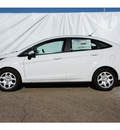 ford fiesta 2013 white sedan se gasoline 4 cylinders front wheel drive automatic 75235