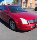 ford fusion 2009 dk  red sedan se gasoline 4 cylinders front wheel drive automatic 76234