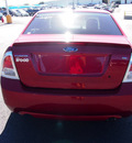ford fusion 2009 dk  red sedan se gasoline 4 cylinders front wheel drive automatic 76234