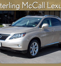 lexus rx 350 2010 gold suv 6 cylinders shiftable automatic 77074