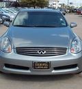 infiniti g35 2004 gray coupe 6 cylinders 6 speed manual 77074
