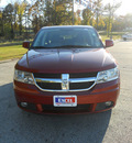 dodge journey 2009 dk  red suv sxt gasoline 6 cylinders front wheel drive automatic 75657