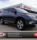 toyota highlander 2012 gray suv limited 6 cylinders automatic 76116