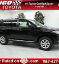 toyota highlander 2013 black suv plus gasoline 6 cylinders all whee drive automatic 91731