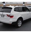 bmw x3 2008 white suv 3 0si gasoline 6 cylinders all whee drive automatic 78501