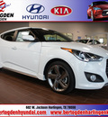 hyundai veloster turbo 2013 white coupe 4 cylinders automatic 78550
