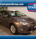 ford focus 2012 gray sedan sel 4 cylinders automatic 75219