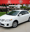 toyota corolla 2012 white sedan le gasoline 4 cylinders front wheel drive automatic 76210