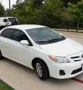toyota corolla 2012 white sedan le gasoline 4 cylinders front wheel drive automatic 76210