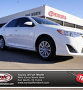 toyota camry 2012 white sedan le 4 cylinders automatic 76116