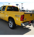 dodge ram 1500 2008 yellow pickup truck slt gasoline 8 cylinders rear wheel drive automatic with overdrive 77706