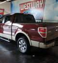 ford f 150 2010 dk  red lariat flex fuel 8 cylinders 2 wheel drive automatic 75062