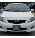 toyota corolla 2010 white sedan s gasoline 4 cylinders front wheel drive automatic 78753
