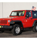 jeep wrangler 2011 red suv sport gasoline 6 cylinders 4 wheel drive automatic 79407