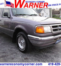ford ranger 1996 gray xlt gasoline 4 cylinders rear wheel drive 4 speed with overdrive 45840
