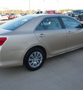 toyota camry 2012 tan sedan le gasoline 4 cylinders front wheel drive automatic with overdrive 77864
