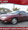 saturn s series 2002 red coupe sc2 gasoline 4 cylinders front wheel drive automatic 76543