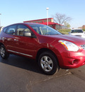 nissan rogue 2012 red s gasoline 4 cylinders all whee drive not specified 45036
