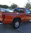 chevrolet colorado 2005 orange pickup truck ls gasoline 4 cylinders rear wheel drive automatic 76011