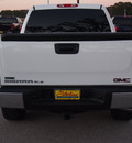 gmc sierra 1500 2011 white sle 8 cylinders automatic with overdrive 77802