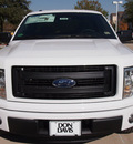 ford f 150 2013 white stx flex fuel 8 cylinders 2 wheel drive automatic 76011