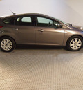 ford focus 2012 gray hatchback se flex fuel 4 cylinders front wheel drive automatic 75219