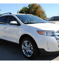 ford edge 2013 white limited 6 cylinders automatic 77074