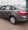 ford focus 2013 gray sedan se flex fuel 4 cylinders front wheel drive automatic 78861