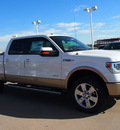 ford f 150 2013 white lariat gasoline 6 cylinders 4 wheel drive automatic 76108