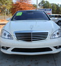 mercedes benz s class 2008 white sedan s550 gasoline 8 cylinders rear wheel drive shiftable automatic 27616