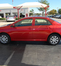toyota corolla 2009 red sedan le gasoline 4 cylinders front wheel drive automatic 75067