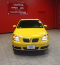 pontiac g5 2008 yellow coupe gasoline 4 cylinders front wheel drive automatic 76116