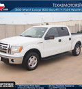 ford f 150 2012 white xlt flex fuel 6 cylinders 2 wheel drive automatic 76108