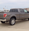 ford f 150 2013 gray lariat gasoline 6 cylinders 4 wheel drive automatic 62708