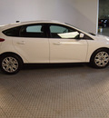 ford focus 2012 white hatchback se flex fuel 4 cylinders front wheel drive automatic 75219