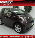 scion iq 2012 black hatchback gasoline 4 cylinders front wheel drive not specified 91731
