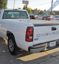 chevrolet silverado 1500 classic 2007 white pickup truck ls 8 cylinders automatic 77379