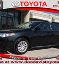 toyota camry 2012 green sedan le gasoline 4 cylinders front wheel drive automatic 76011