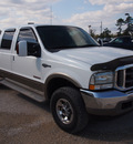 ford f 250 super duty 2004 white king ranch diesel 8 cylinders 4 wheel drive automatic 77575