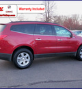 chevrolet traverse 2012 red lt gasoline 6 cylinders all whee drive automatic 55124