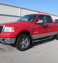 ford f 150 2007 red xlt flex fuel 8 cylinders 4 wheel drive automatic with overdrive 45840