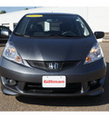 honda fit 2011 gray hatchback sport gasoline 4 cylinders front wheel drive shiftable automatic 78586