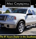 ford f 150 2008 white king ranch flex fuel 8 cylinders 2 wheel drive automatic 76137