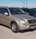 mercedes benz m class 2001 brown suv ml430 gasoline 8 cylinders all whee drive automatic with overdrive 77074