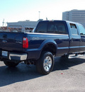 ford f 350 super duty 2008 dk  blue lariat diesel 8 cylinders 4 wheel drive automatic with overdrive 77074
