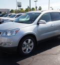 chevrolet traverse 2012 silver suv lt gasoline 6 cylinders front wheel drive direct shift gearbox 77581